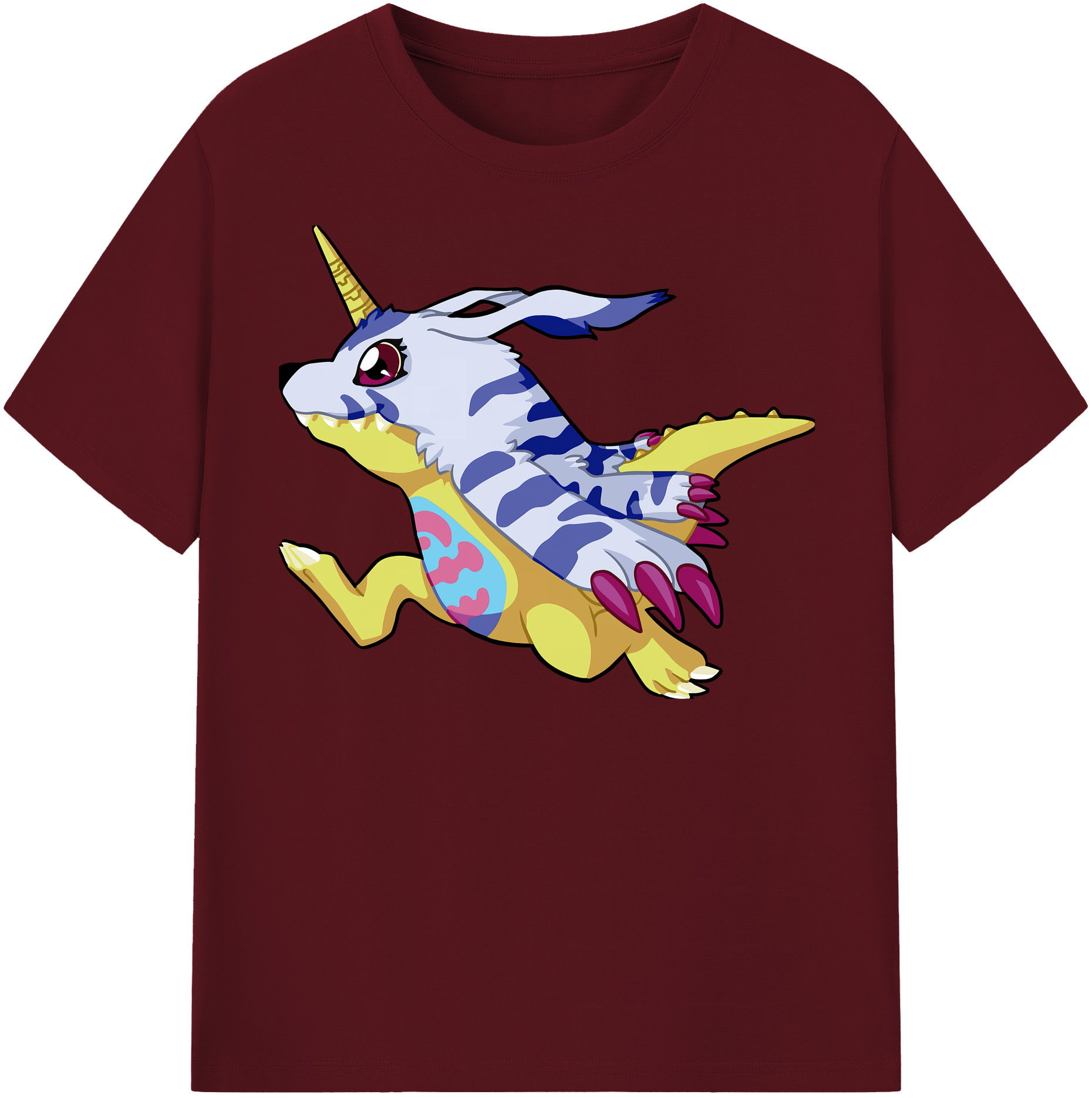 （画像用） Digimon デジタルモンスター/デジモン 綿100％半袖Tシャツ（フロントプリント）